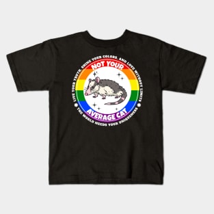 LGBTQIA+ Opossum Pride Kids T-Shirt